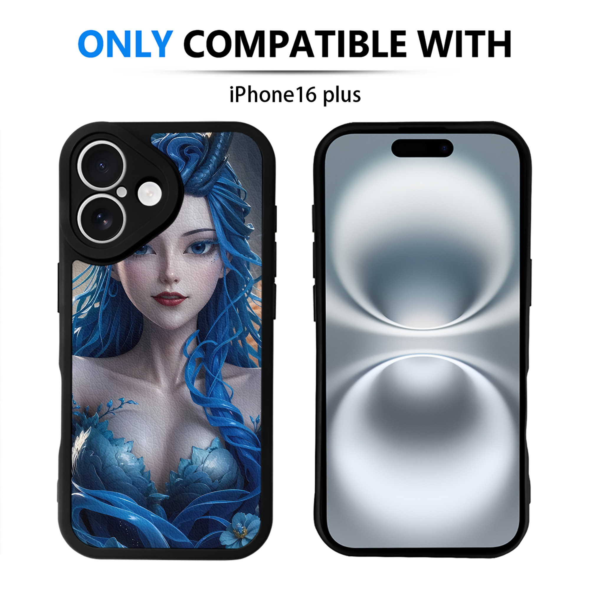 （画像用） Ne Zha 2 ナタ 魔童の大暴れ 【iPhone 16シリーズ対応】シリコンスマホケース（レザー調） 材質：シリコン